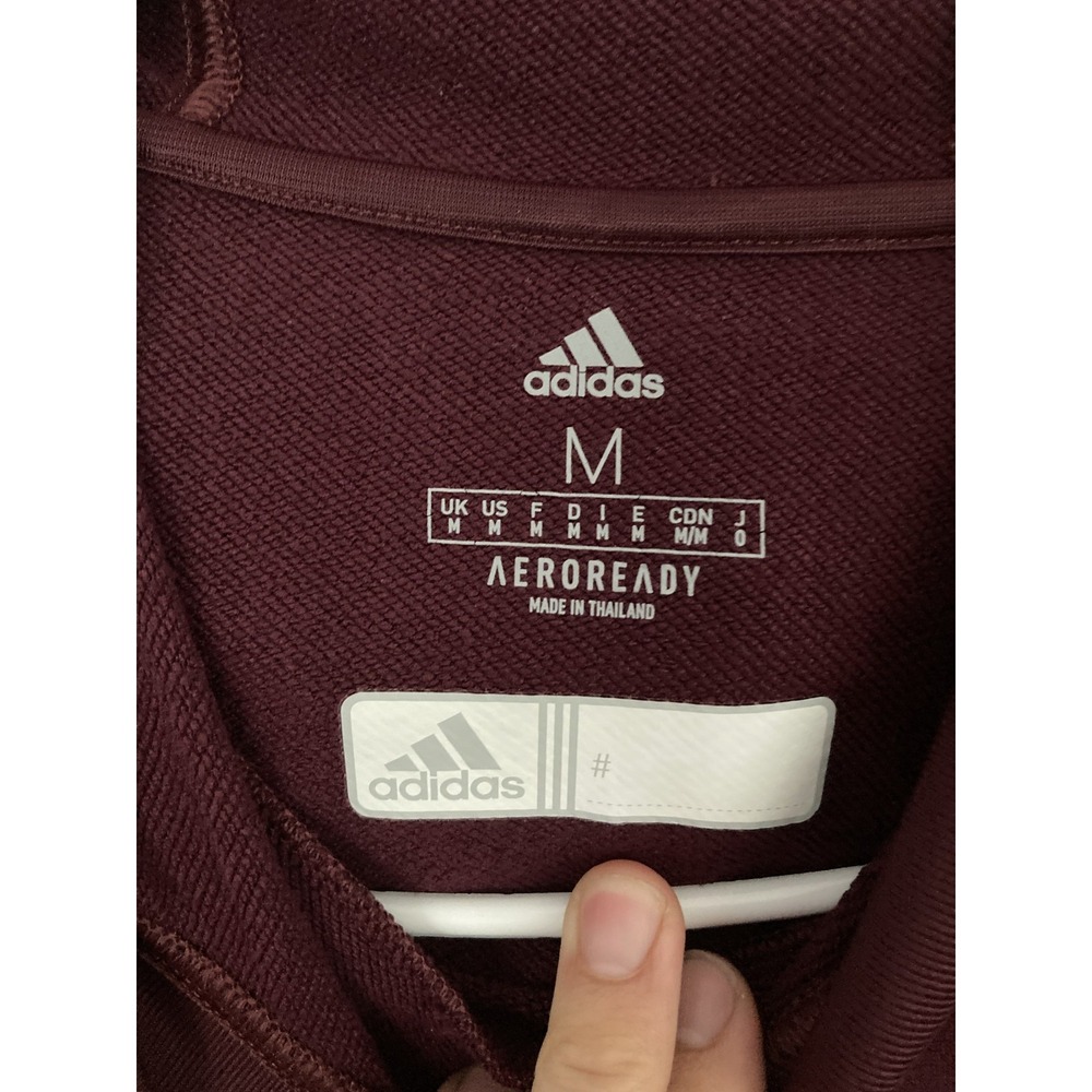 Harvard Crimson Sweatshirt Adult M Pullover NCAA Hoodie Adidas AEROREADY - Picture 5 of 11